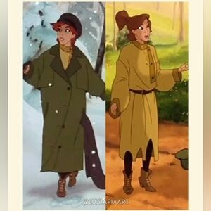 Peasant Anastasia Costume From 90s Movie Size Large Womens And Small Hat Cosplay